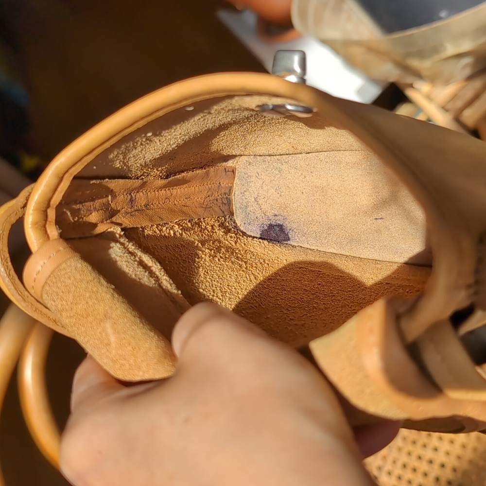 Vintage Coach Tango Bag, Tan - Picture 7 of 9